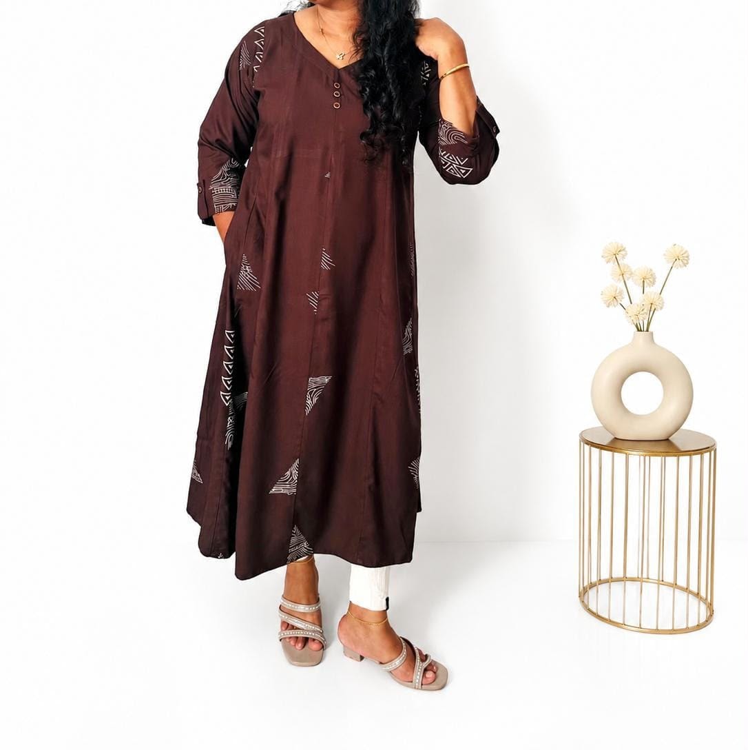 Rose Embroidered Churidar